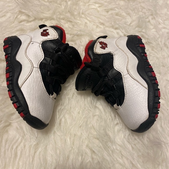 GUC✨ Infant Air Jordan 10 Retro BT 'Double Nickel' 4c - Picture 2 of 7